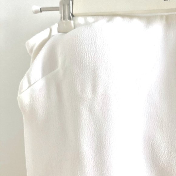 New Adam Lippes Strapless Crepe Bustier Top in Ivory - Picture 5 of 12